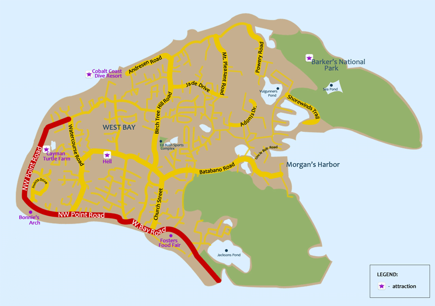 West Bay Map