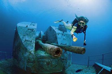 Explore dive sites